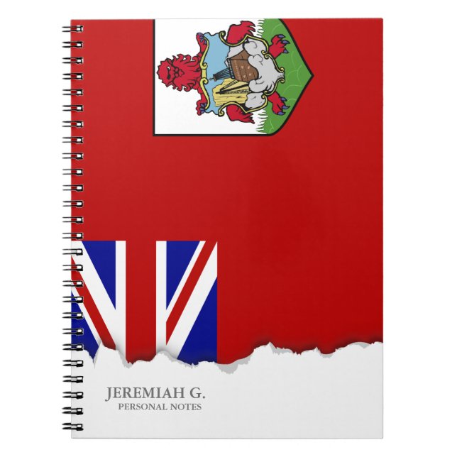 Cuaderno Bandera de Bermudas (Frente)
