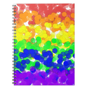 Cuaderno Bandera de Bokeh del Orgullo Gay