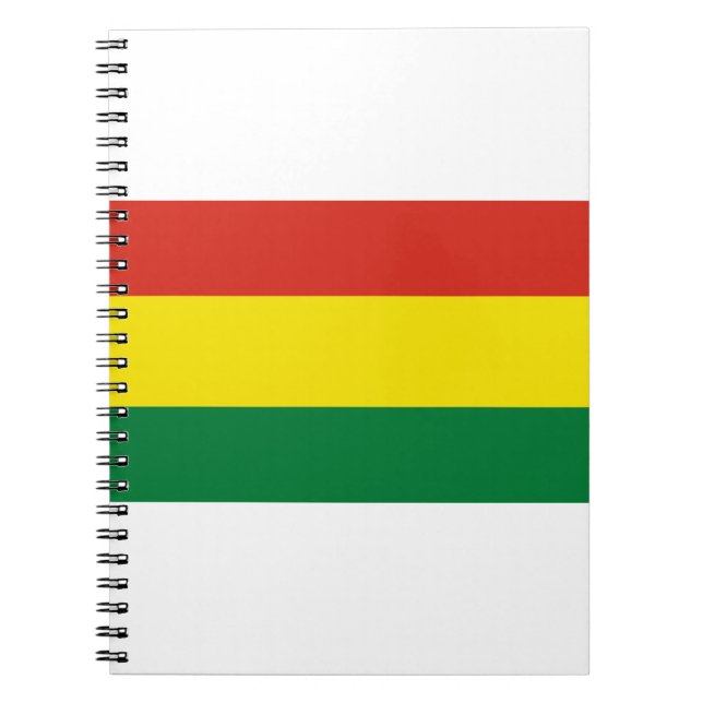 Cuaderno Bandera de Bolivia (Frente)
