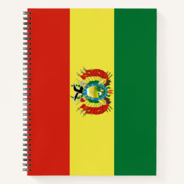 Cuaderno Bandera de Bolivia