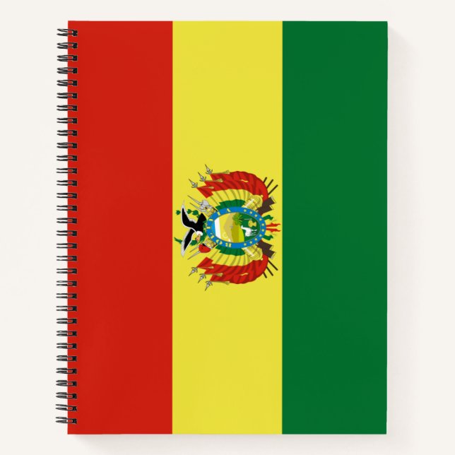 Cuaderno Bandera de Bolivia (Anverso)