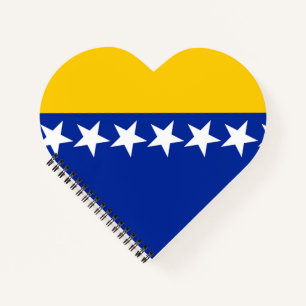 Cuaderno Bandera de Bosnia y Herzegovina