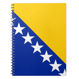 Cuaderno Bandera de Bosnia y Herzegovina