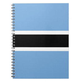 Cuaderno Bandera de Botsuana