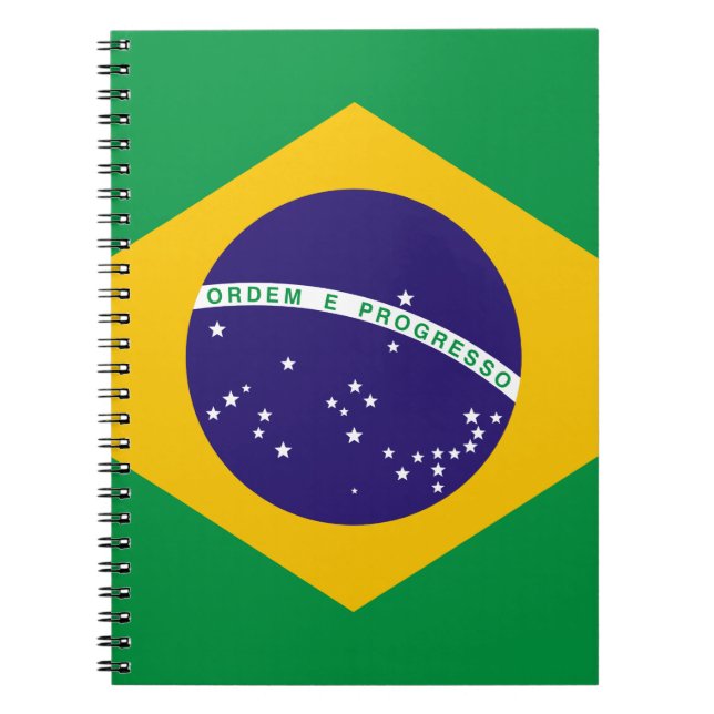 Cuaderno Bandera de Brasil (Frente)
