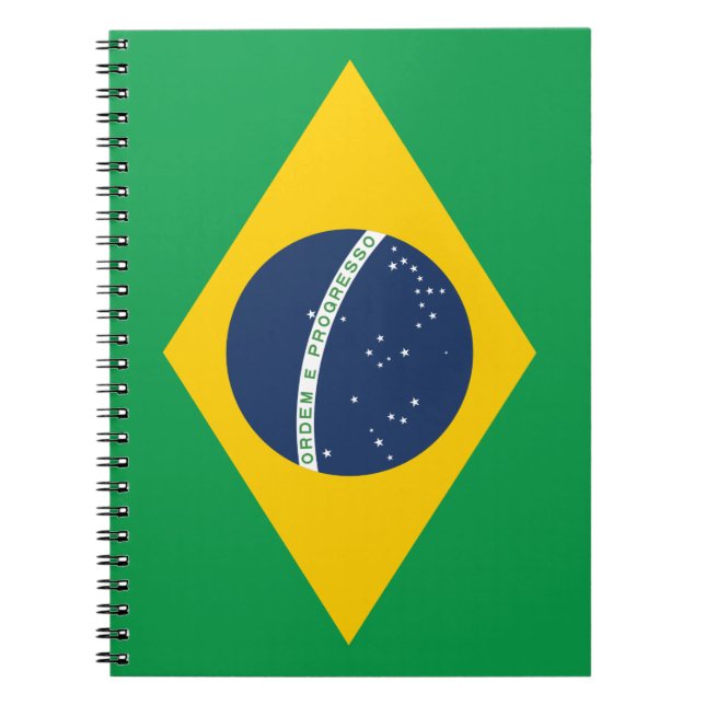 Cuaderno Bandera de Brasil (Frente)