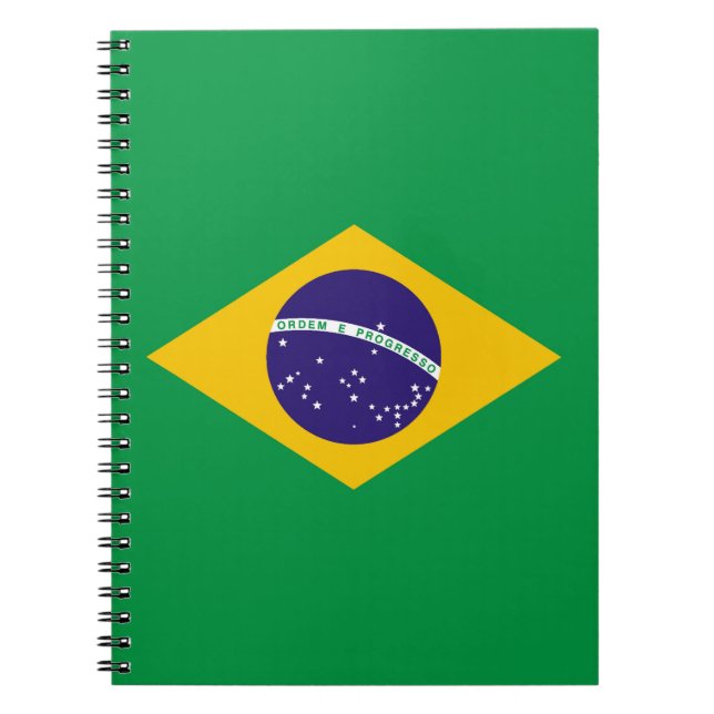 Cuaderno Bandera de Brasil Bandeira do Brasil (Frente)
