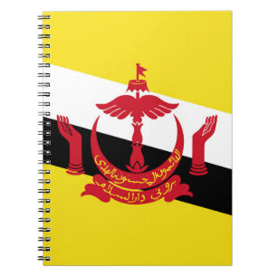 Cuaderno Bandera de Brunei