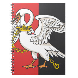 Cuaderno Bandera de Buckinghamshire (condado del Reino Unid