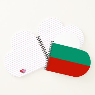Cuaderno Bandera de Bulgaria