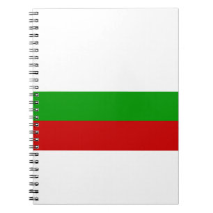 Cuaderno Bandera de Bulgaria