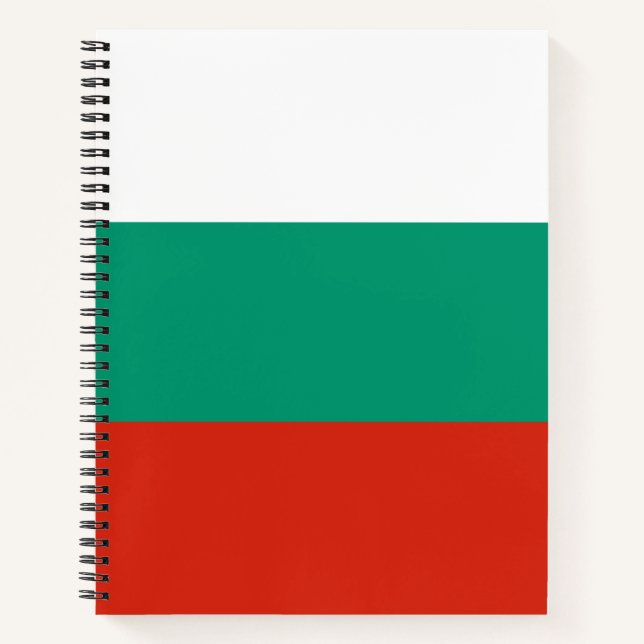 Cuaderno Bandera de Bulgaria (Anverso)