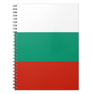 Cuaderno Bandera de Bulgaria