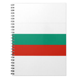 Cuaderno Bandera de Bulgaria