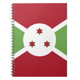 Cuaderno Bandera de Burundi