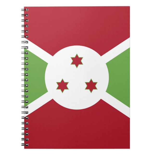 Cuaderno Bandera de Burundi (Frente)