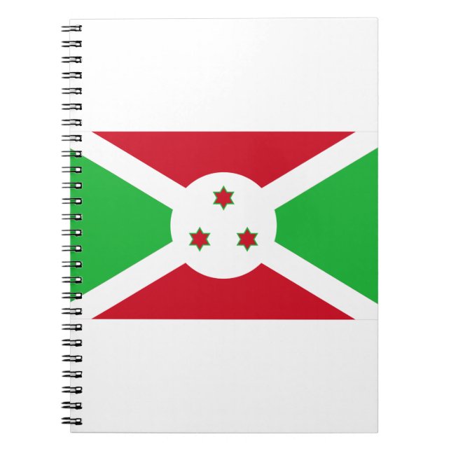 Cuaderno Bandera de Burundi (Frente)