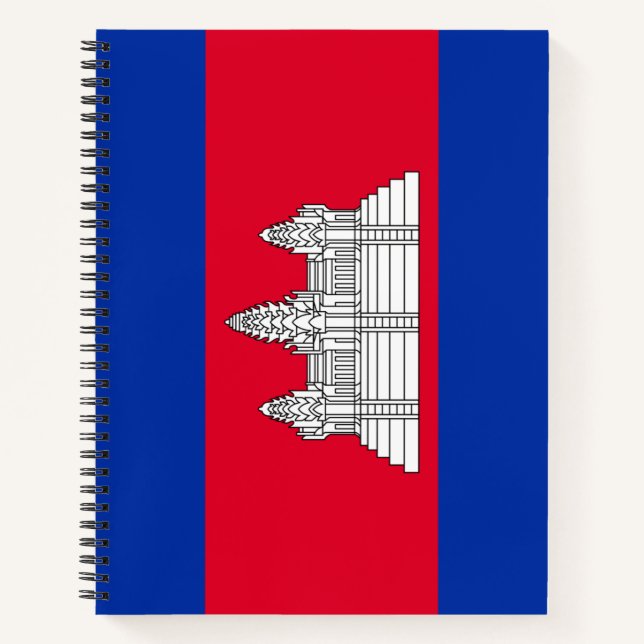 Cuaderno Bandera de Camboya (Anverso)