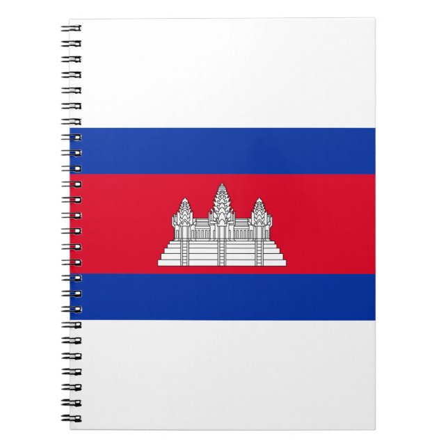 Cuaderno Bandera de Camboya (Frente)