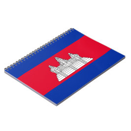 Cuaderno Bandera de Camboya