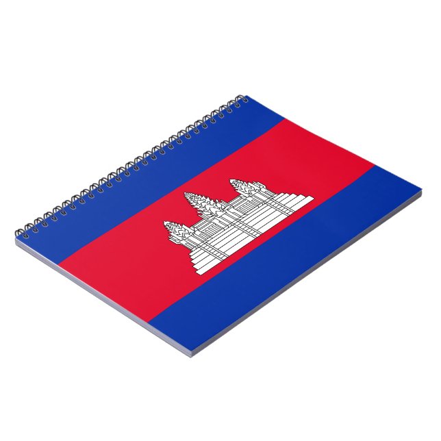 Cuaderno Bandera de Camboya (Lado Izquierdo)
