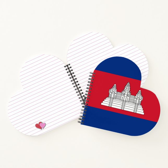 Cuaderno Bandera de Camboya (Interior)