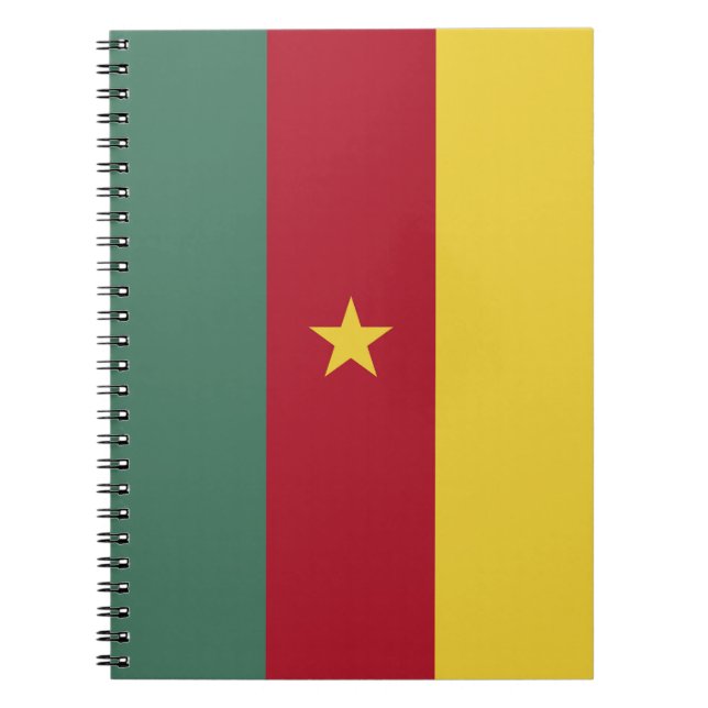 Cuaderno Bandera de Camerún (Frente)