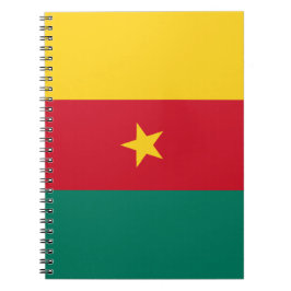 Cuaderno Bandera de Camerún