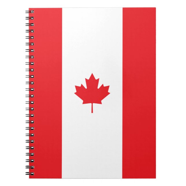 Cuaderno Bandera de Canadá (Frente)