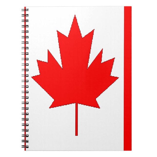 Cuaderno Bandera de Canadá (Frente)