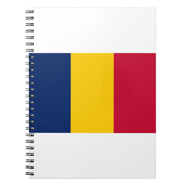 Cuaderno Bandera de Chad (Frente)