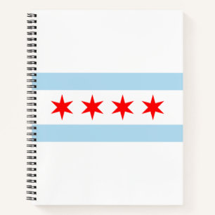 Cuaderno Bandera de Chicago (Illinois)