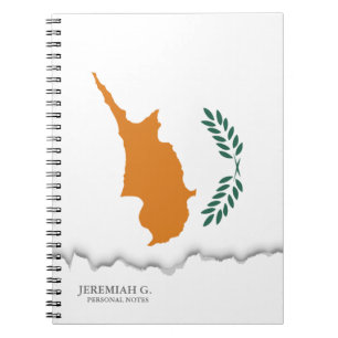 Cuaderno Bandera de Chipre