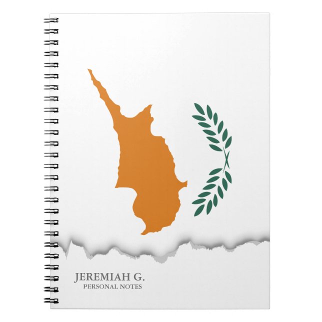 Cuaderno Bandera de Chipre (Frente)
