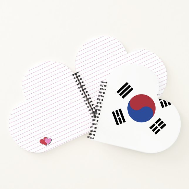 Cuaderno Bandera de Corea del Sur (Interior)