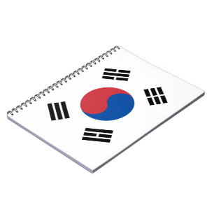 Cuaderno Bandera de Corea del Sur (ROK)