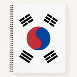 Cuaderno Bandera de Corea del Sur (ROK)