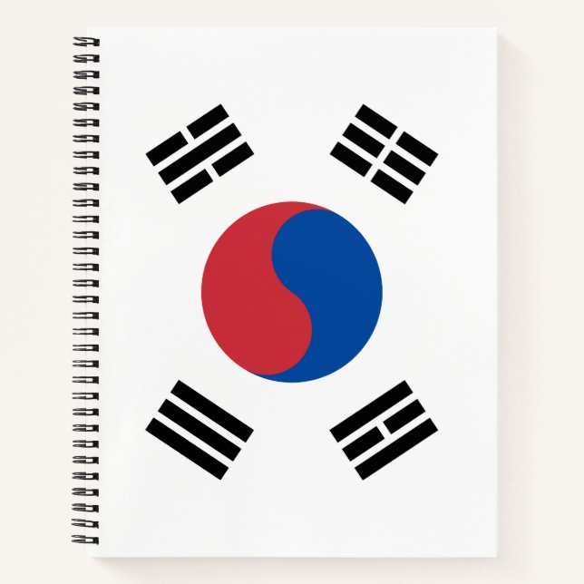 Cuaderno Bandera de Corea del Sur (ROK) (Anverso)