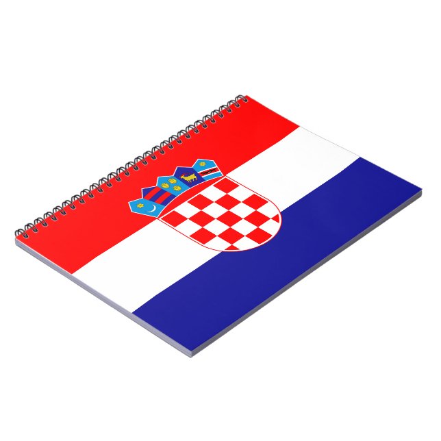 Cuaderno Bandera de Croacia (Lado Izquierdo)