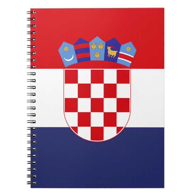 Cuaderno Bandera de Croacia (Frente)