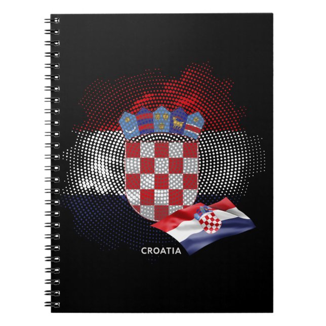 Cuaderno bandera de Croacia (Frente)
