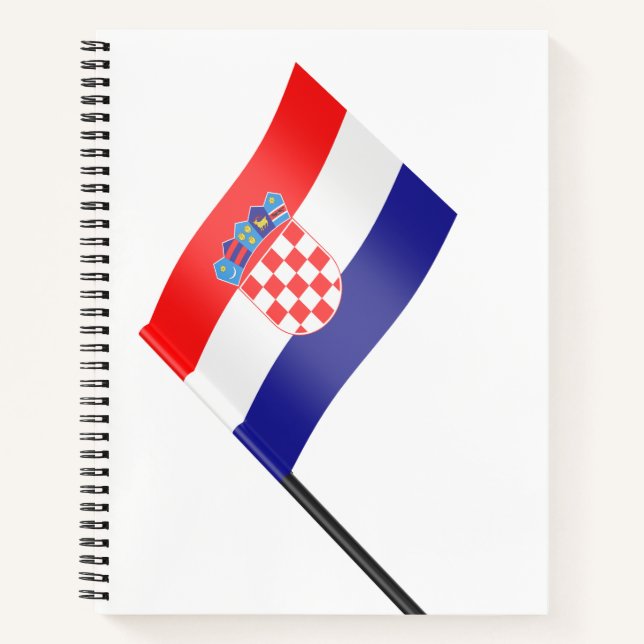 Cuaderno Bandera de Croacia (Anverso)