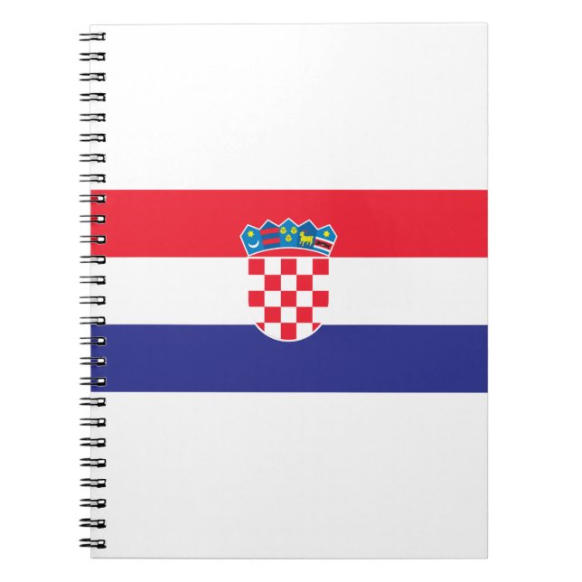 Cuaderno Bandera de Croacia (Frente)