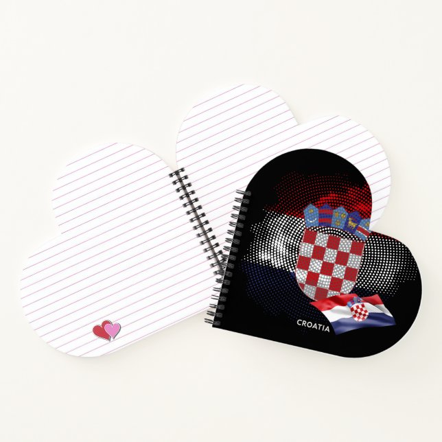 Cuaderno bandera de Croacia (Interior)
