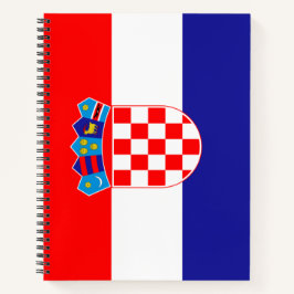Cuaderno Bandera de Croacia