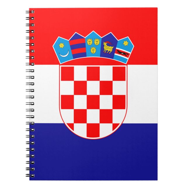 Cuaderno Bandera de Croacia (Frente)