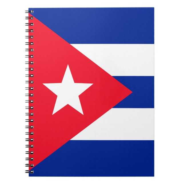 Cuaderno Bandera de Cuba (Frente)