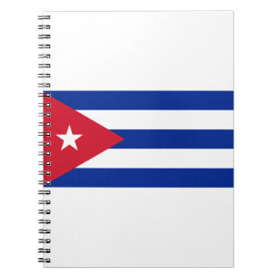 Cuaderno Bandera de Cuba