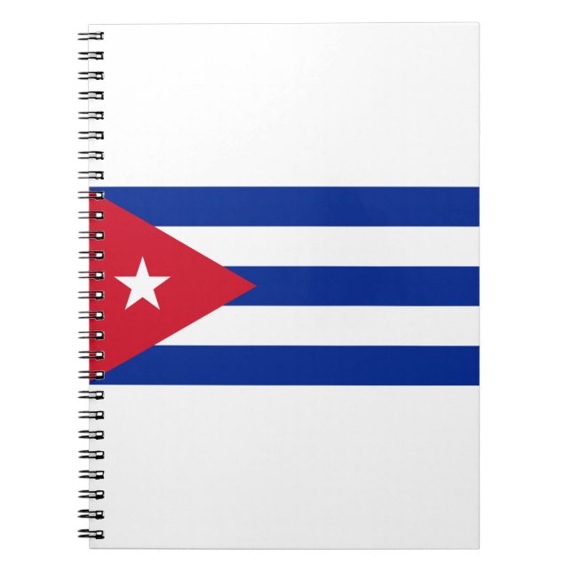 Cuaderno Bandera de Cuba (Frente)