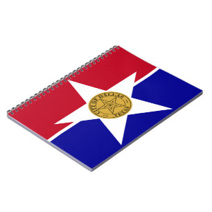 Cuaderno Bandera de Dallas (Texas)